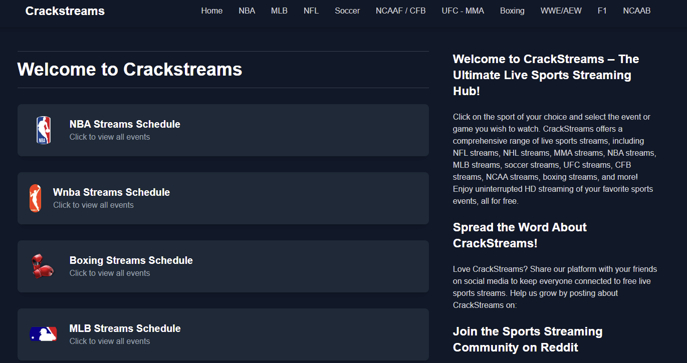 Crack Streams