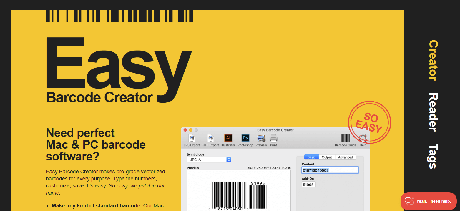 Easy Barcode Creator