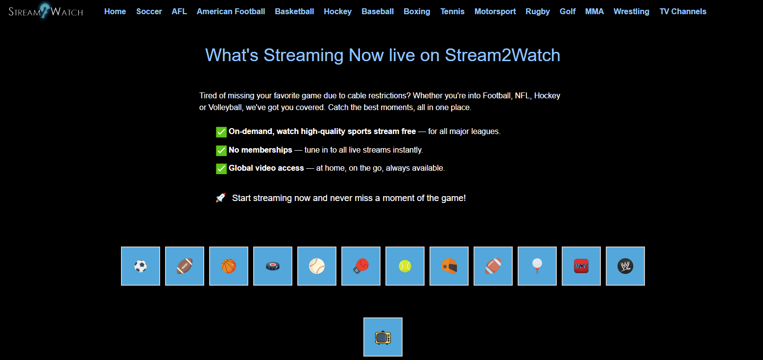 Stream2Watch